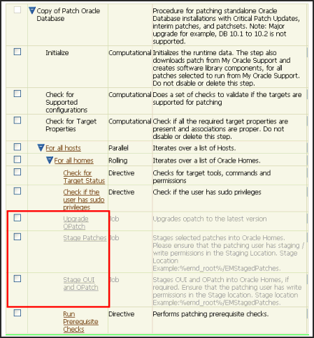 Disabled Staging Steps