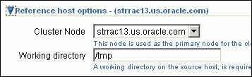 Reference host options