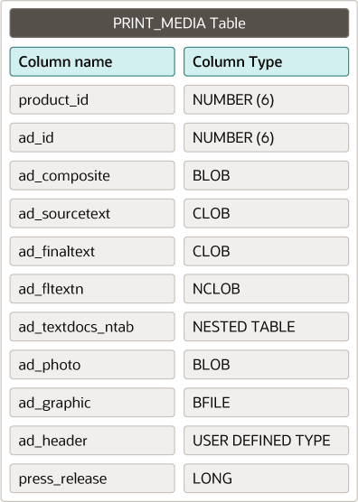 print_media table