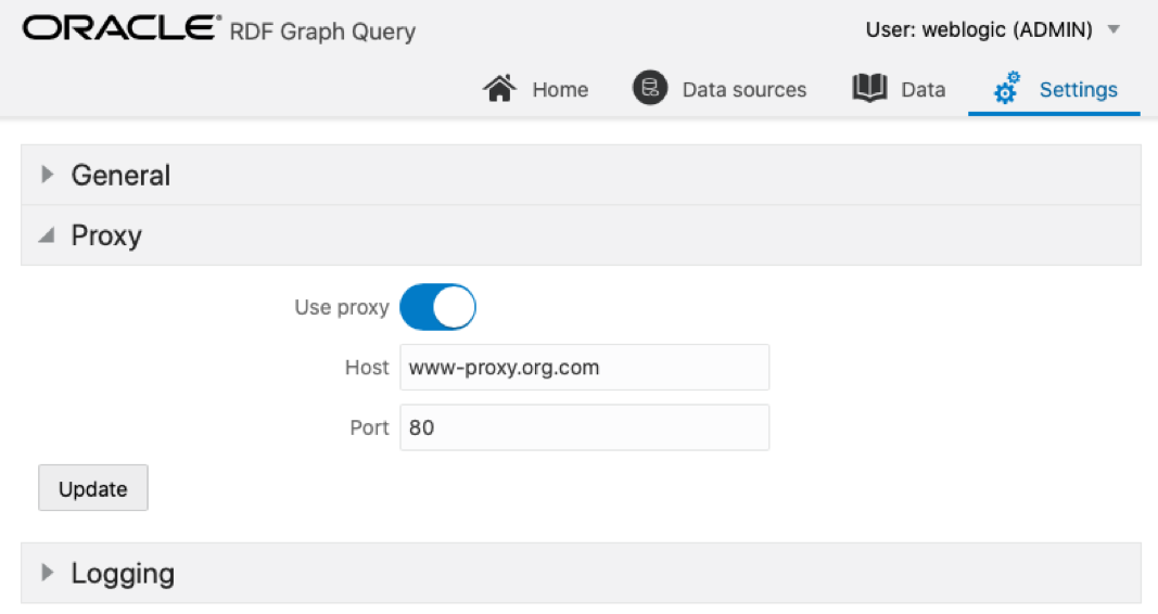 Proxy JSON Configuration File Proxy JSON Configuration File
