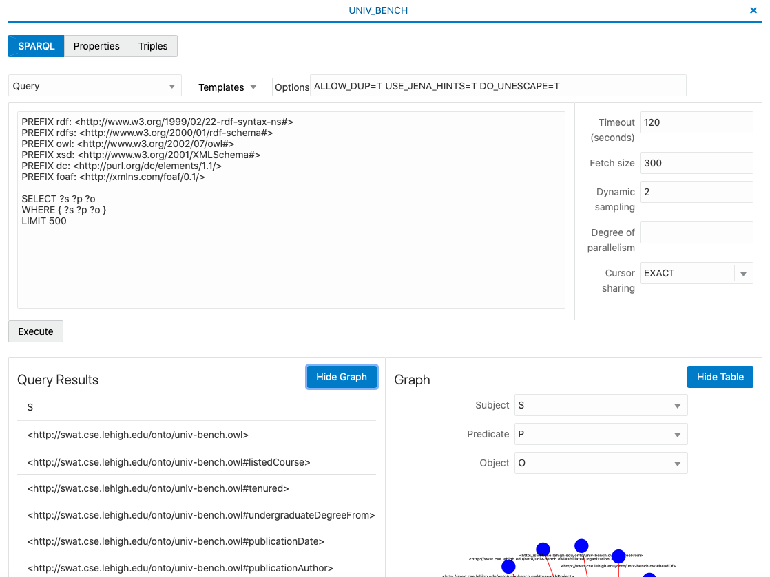 SPARQL Query Page SPARQL Query Page